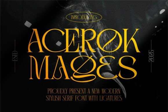 Acerok Mages Font for Creative Projects