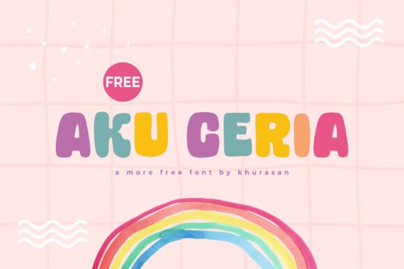 Aku Ceria Font for Creative Campaigns