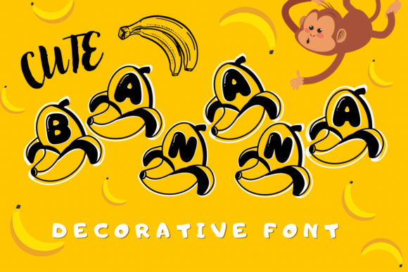 Banana Cute Font for Business