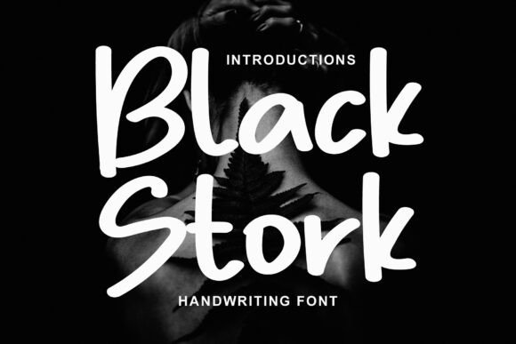 Black Stork: A Font That Brightens Your Brand