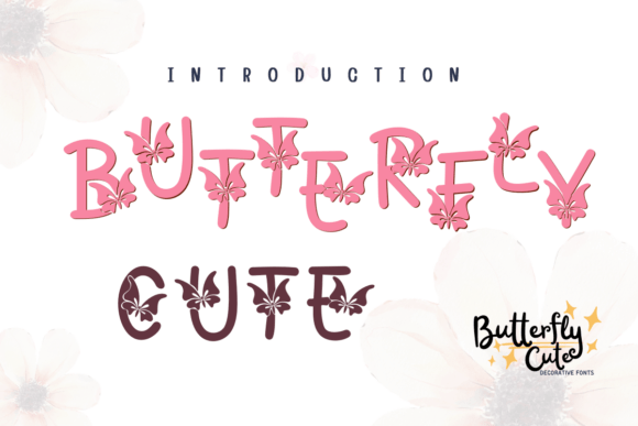 Butterfly Cute Font for Creative Campaigns