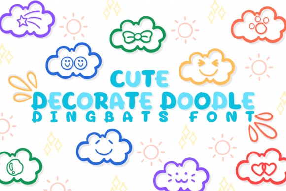 Cute Decorate Doodle Font