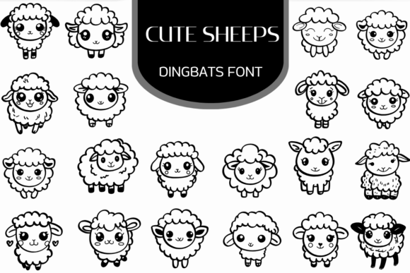 Cute Sheeps Font for Creative Projects