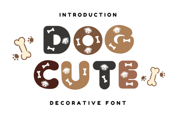 Dog Cute Font for Web Design