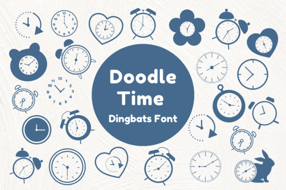 Doodle Time Font for Creative Campaigns