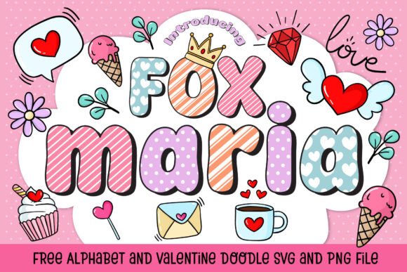 Fox Maria Color Font for Creative Projects