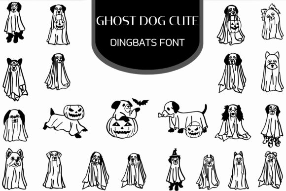 Ghost Dog Cute Font
