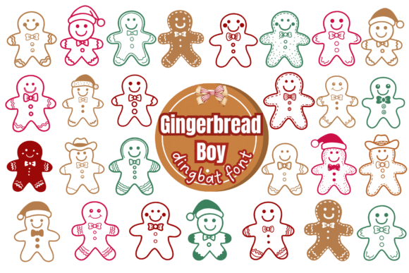 Gingerbread Boy Font: A Sweet Design Touch