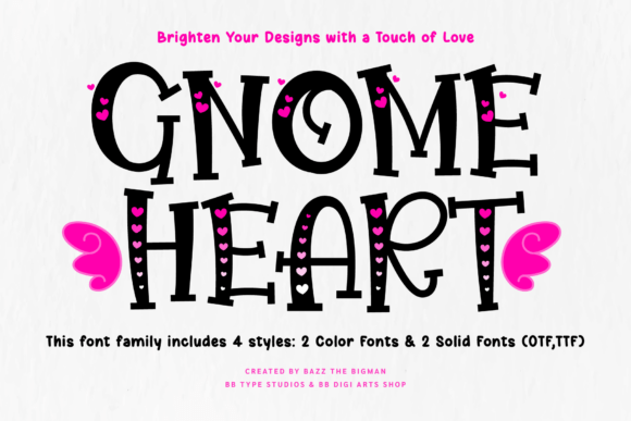Gnome Heart Font for Web Design