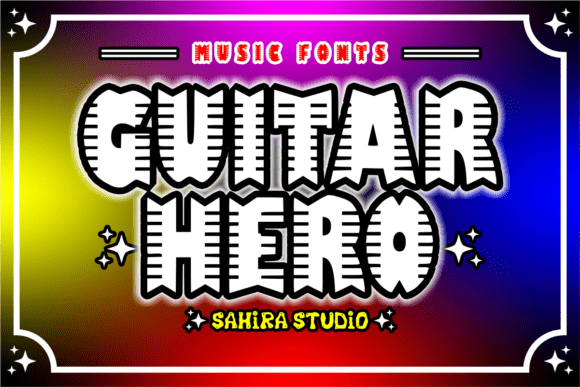 Guitar Hero: A Bold Font for Business