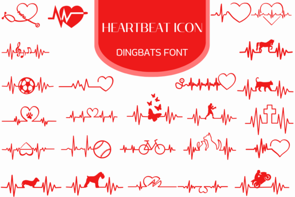 Heartbeat Icon: A Font That Beats With Personality