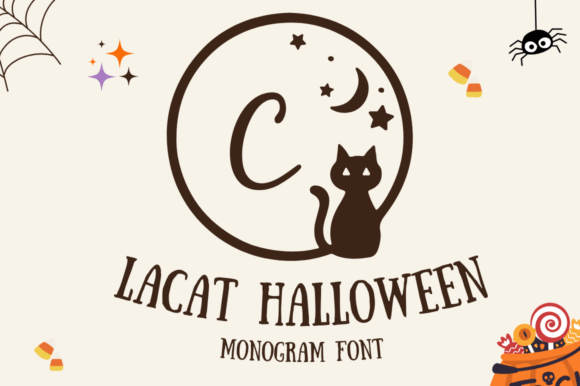 Lacat Halloween Font for Web Design