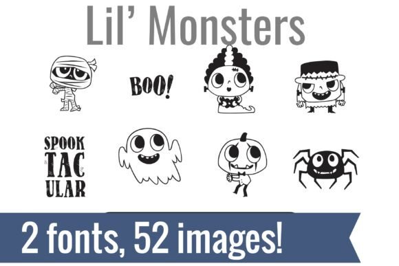 Lil Monsters Dingbats Font