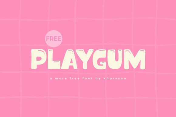 Playgum: A Playful Typeface for Creative Projects