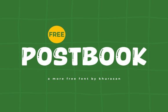 Postbook: A Cute Display Font for Creative Projects