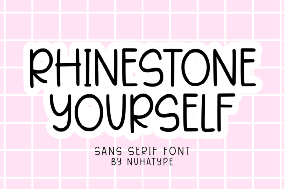 Rhinestone Yourself Font Review