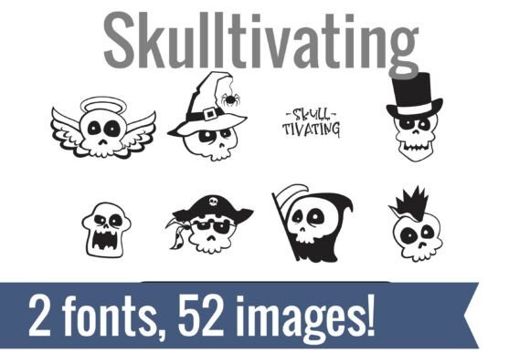 Skulltivating: A Spooky Font for Creative Brands