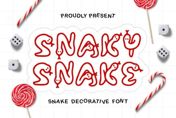 Snaky Snake: A Bold, Curvy Display Font