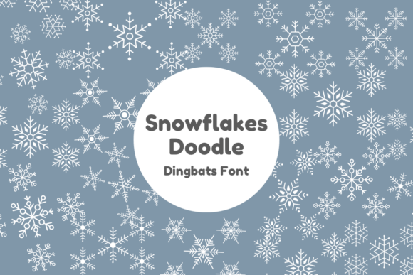 Snowflakes Doodle Font Review