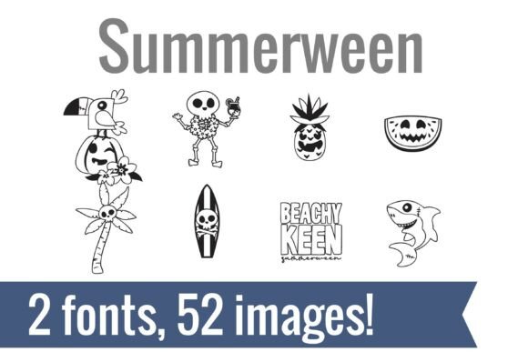 Summerween Dingbats: A Spooky-Sunny Font