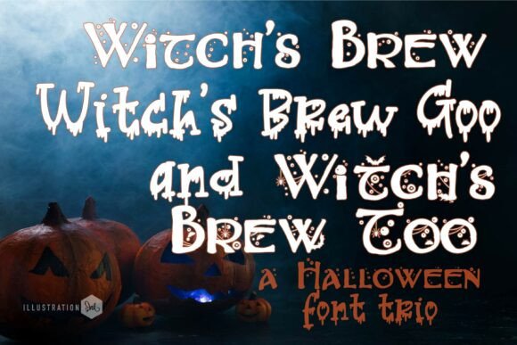 Witches Brew Trio: A Font for Magical Campaigns